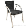 Rattan And Metal Chair Rattan Chairs for Dining Table Manufactory